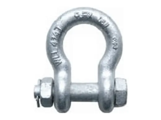 Manilha Curva MCA-PC Pino alloy com porca e cupilha