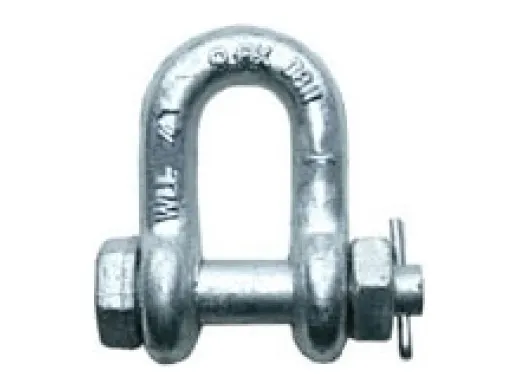 Manilha Reta MRA-PC Pino Alloy com porca e cupilha